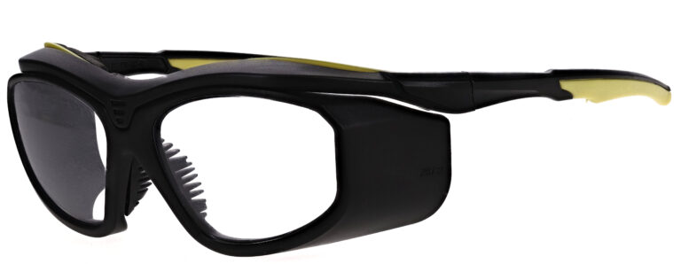 Radiation Safety Glasses Model F10 - Black/Yellow