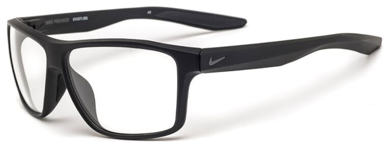 Radiation Glasses Nike Premier Matte Black Frame Side Left Angle