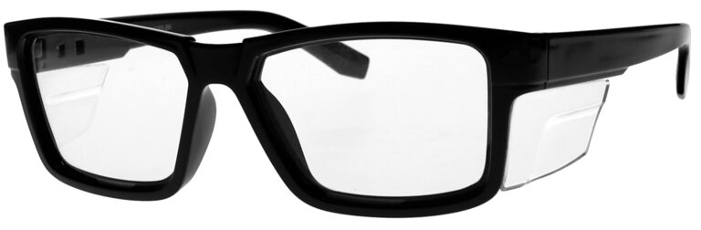 Attenuetch Dash Safety RG RX T9538S BK Black Frame Lens Angled Side Left