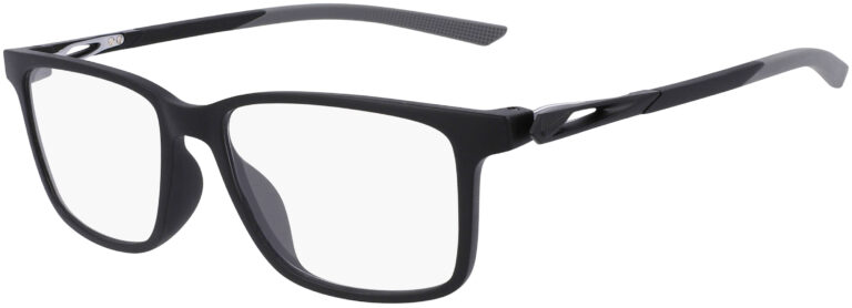 Nike 7145 001 Eyeglasses Matte Black Frame