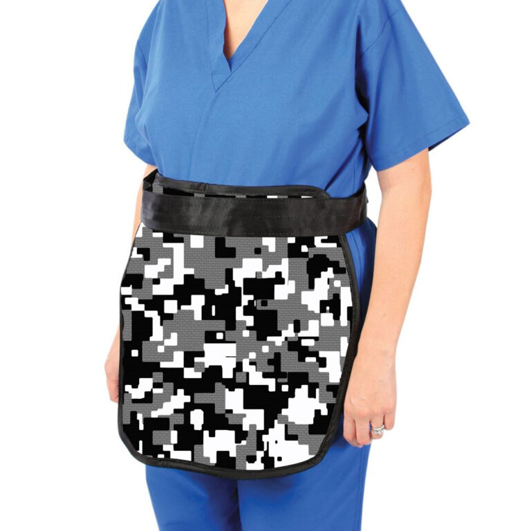Maternity Panel Lead Apron. Digital Camo Black