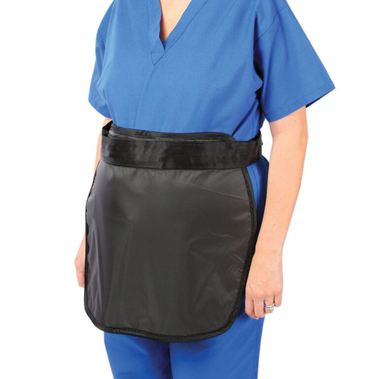 Maternity Panel Lead Apron. Gray
