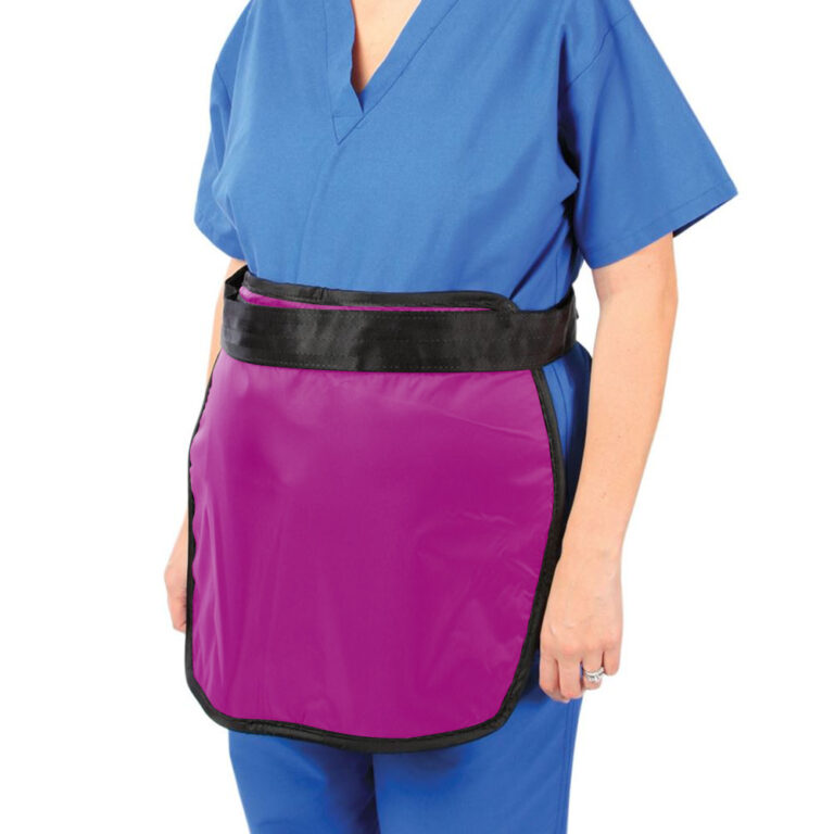 Maternity Panel Lead Apron. Pink