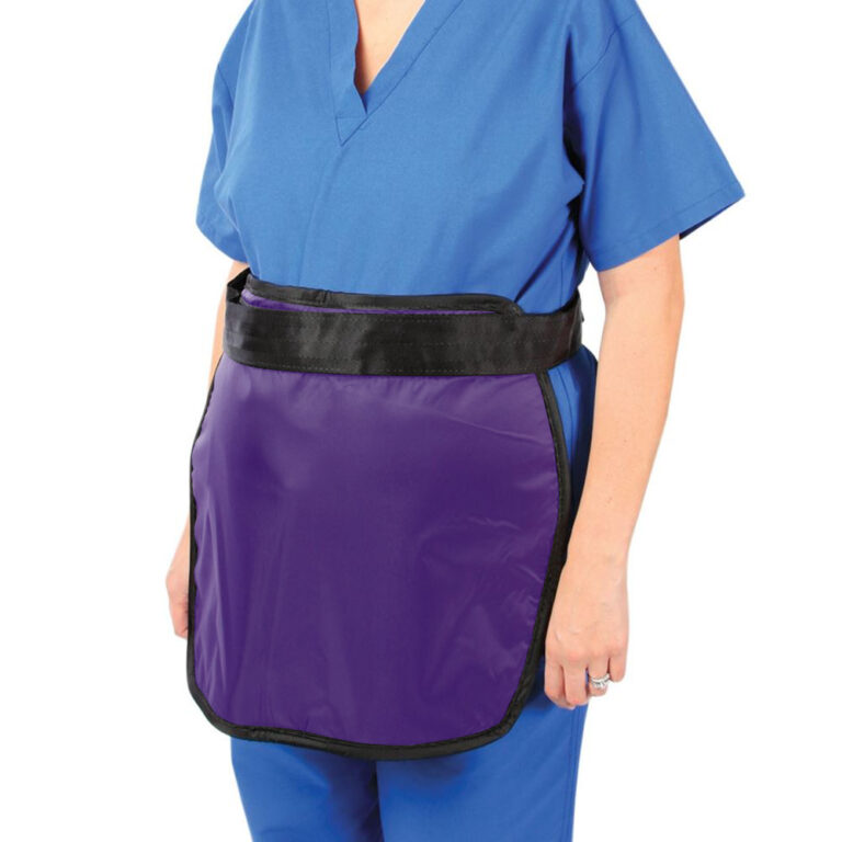 Maternity Panel Lead Apron. Purple