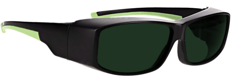 Phillips_Safety-17001-Matte_Black_with_Green-angleright-lenses_G15