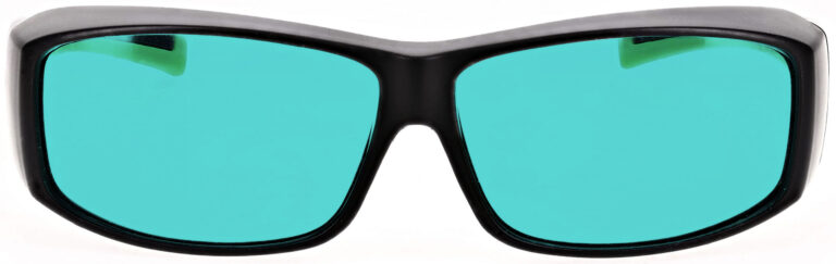 Phillips_Safety-17001-Matte_Black_with_Green-front-lenses_BG39+