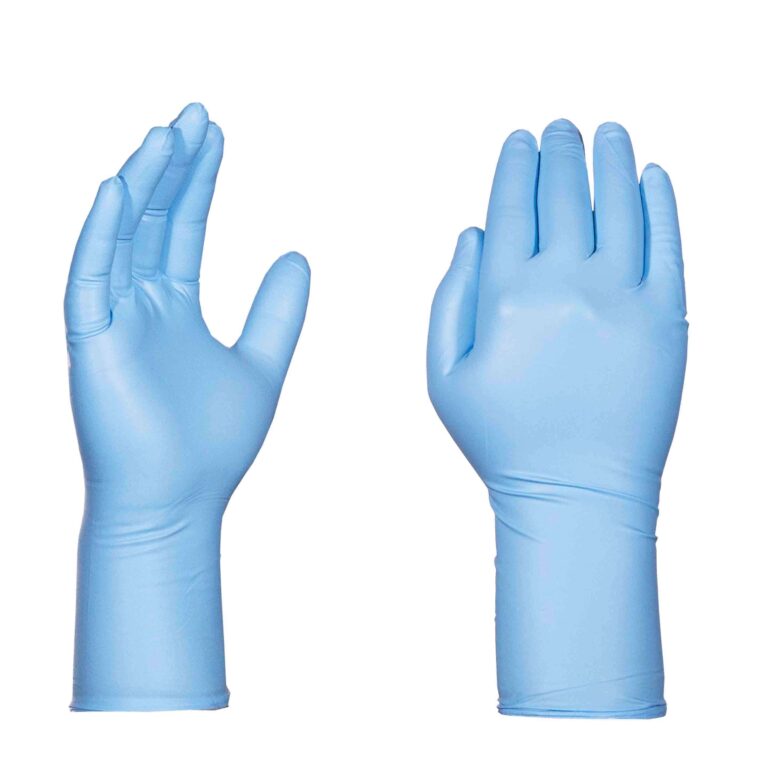 Blue Nitrile PF Exam Gloves