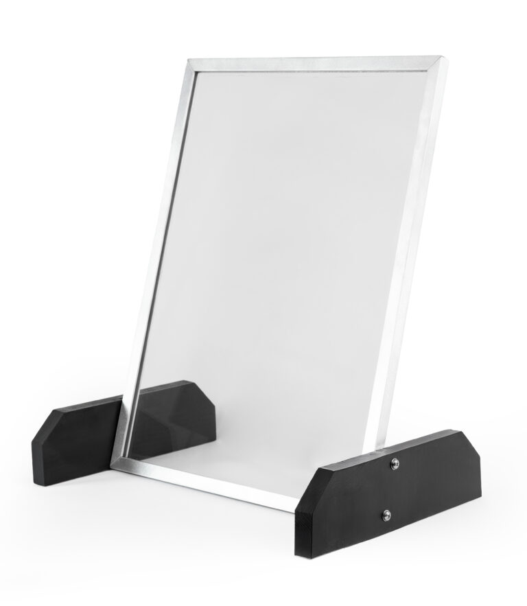 Economy L Block Shield – Clear 2.0mmPb Radiation Shield