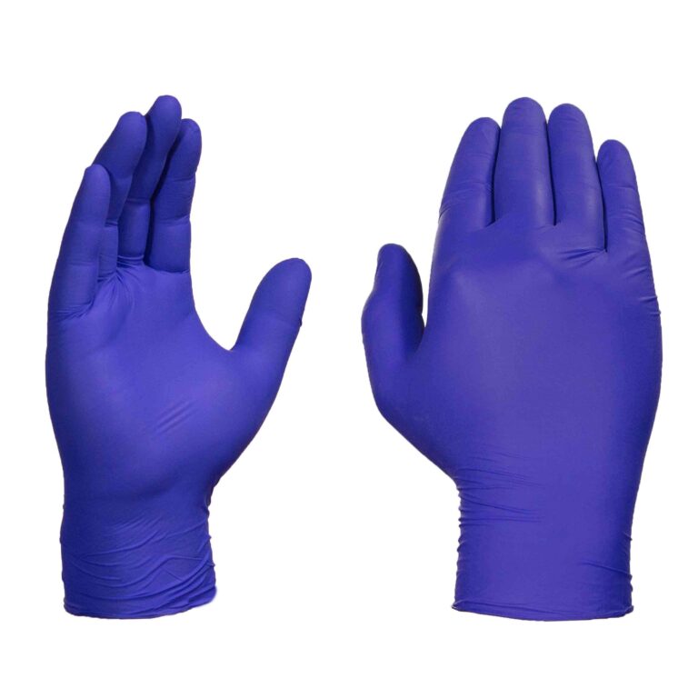 Professional Indigo Nitrile PF Exam Gloves