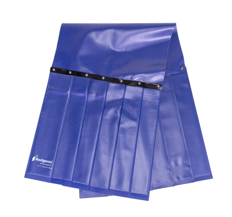 Lead Double-Sided Saddle Bag Style Table Shield