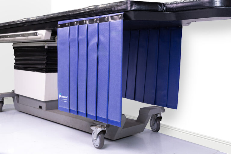 Lead Double-Sided Saddle Bag Style Table Shield